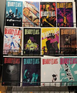 DEADLY CLASS #1, 4, 7-56 near complete REMENDER TOCCHINI VF+/NM 52 issues