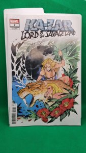 KA-ZAR LORD OF THE SAVAGE LAND 1 2021 PEACH MOMOKO VARIANT NM