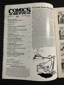 1991 COMICS REVUE Magazine #57 VG/FN 5.0 Modesty Blaise / Spider-Man / Batman