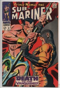 SUB-MARINER #6, VF+, Buscema,1968, Alantis,Tiger Shark, more Marvel in store