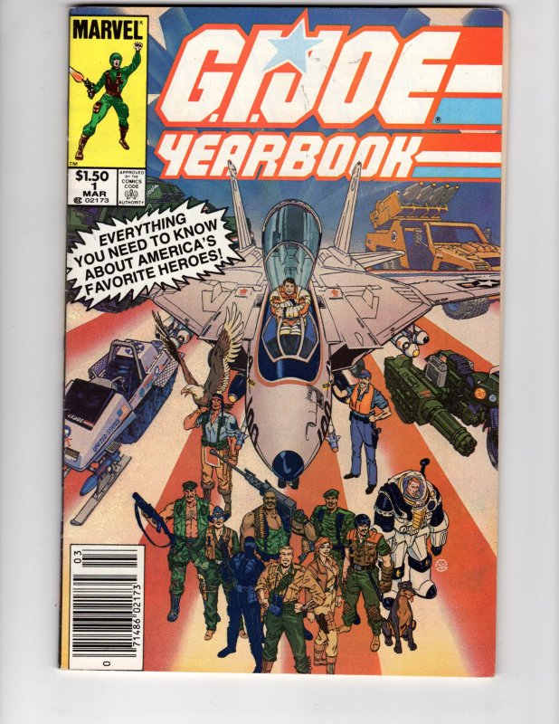 G.I. Joe Yearbook #1 Marvel Comics Copper Age >>> $4.99 UNLIMITED SHIPPING!