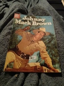 Johnny Mack Brown #776 Four Color (1957 Dell) Western Comic Book, Photo Cover