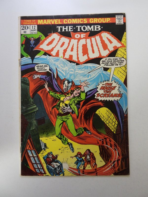 Tomb of Dracula #12 (1973) VG condition moisture damage