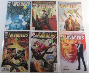 2019 Invaders Lot of 6 #2, 3, 4, 6, 7, 8 Marvel 3rd Series Comic Books