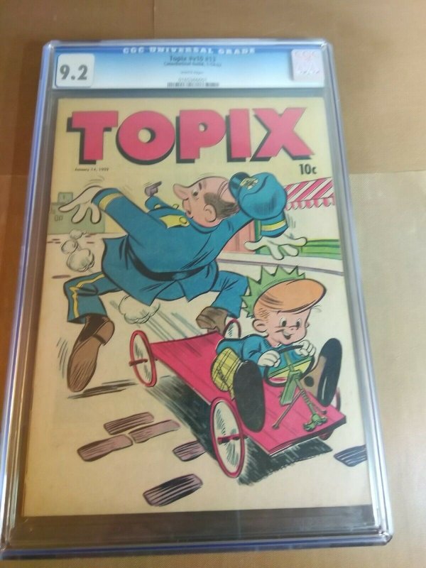 Topix Vol 10 #13 CGC Universal Grade 9.2 NM- w/white pages