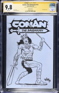 Conan The Barbarian (2024) # 13 (CGC 9.8 SS) Signed Sketch Vigil