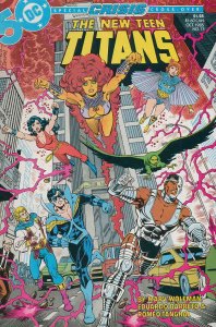 New Teen Titans, The (2nd Series) #13 VF ; DC | Crisis Cross-Over