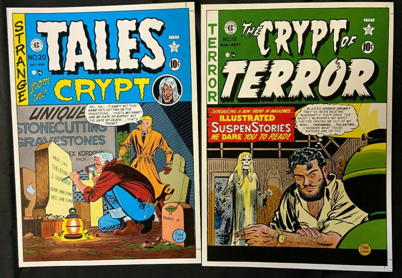 TALES FROM THE CRYPT PORTFOLIO 30 COVERS 13.5 x 10 1979 