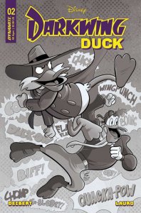 Darkwing Duck #2 Cover J Variant Edition Edgar Black & White