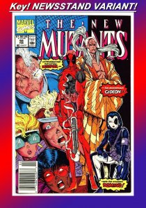New Mutants #98 KEY! 1ST DEADPOOL! 1ST PRINT! Xmen Cable Domino Wolverine Gambit