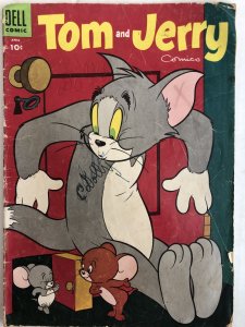 Tom and Jerry#129, VG, name dolly twice on cover