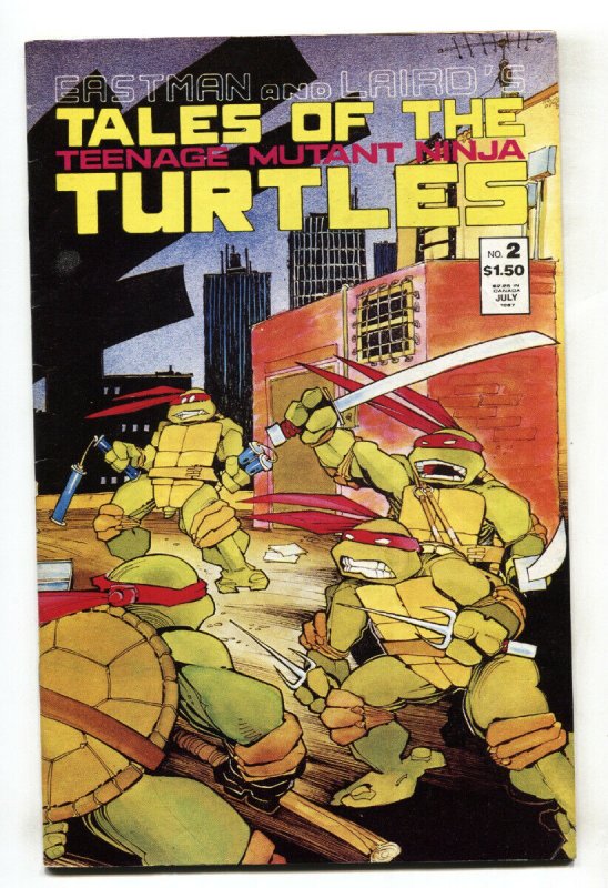 TALES OF THE TEENAGE MUTANT NINJA TURTLES #2 comic book Mirage 1988