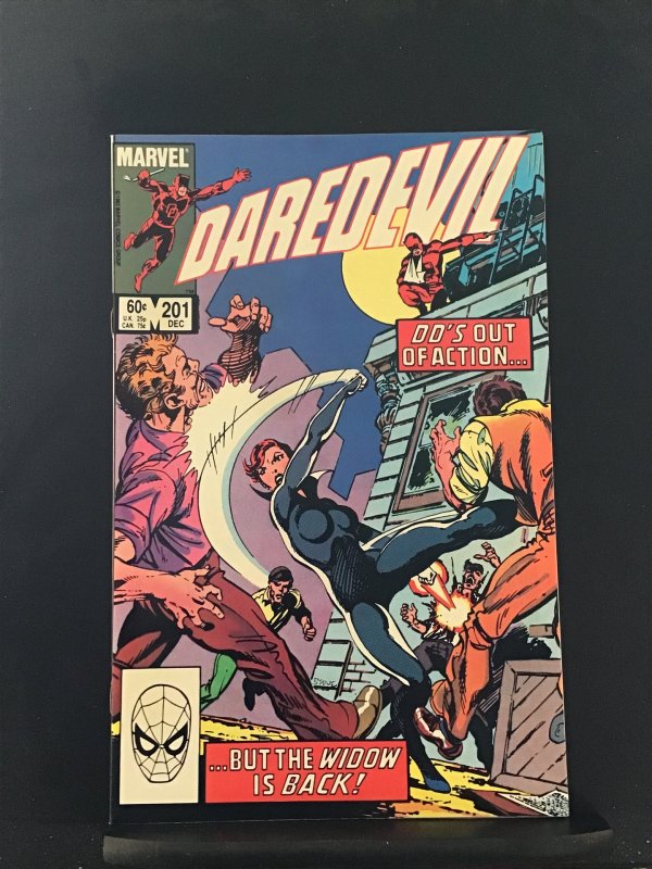 Daredevil #201 (1983) Black Widow Appearance