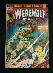 Werewolf by Night #13, Fn Marvel, 1974