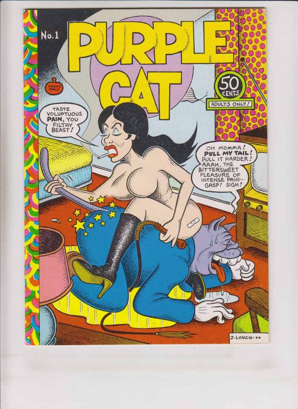 Purple Cat #1 FN (1st) print jay lynch SNAPPY SAMMY SMOOT underground 1973