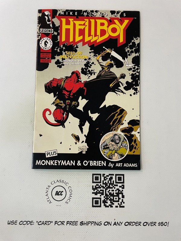 Hellboy Seed Of Destruction # 4 NM 1st Print Dark Horse Comic Book Mignola 4 LP7