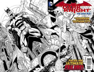 Batman: The Dark Knight (3rd Series) #19A VF/NM ; DC | New 52 1:25 Variant B&W E