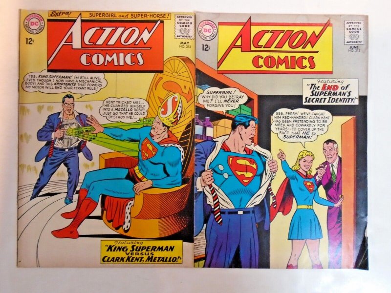 *Action Comics #311-315; 5 Book Lot