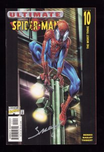 Ultimate Spider-Man #10 - The Worst Thing. Signed 2x (9.0) 2001