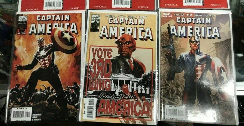 CAPTAIN AMERICA 6PC LOT (VF/NM) CIVIL WAR!! 2007