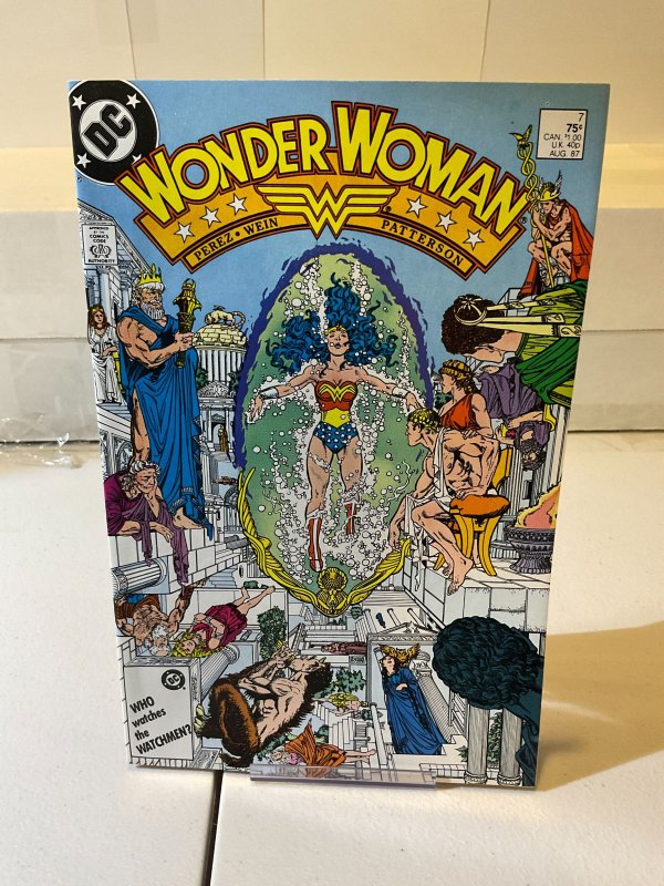 Wonder Woman #7 (1987)  George Perez!  1st App Barbara Minerva!