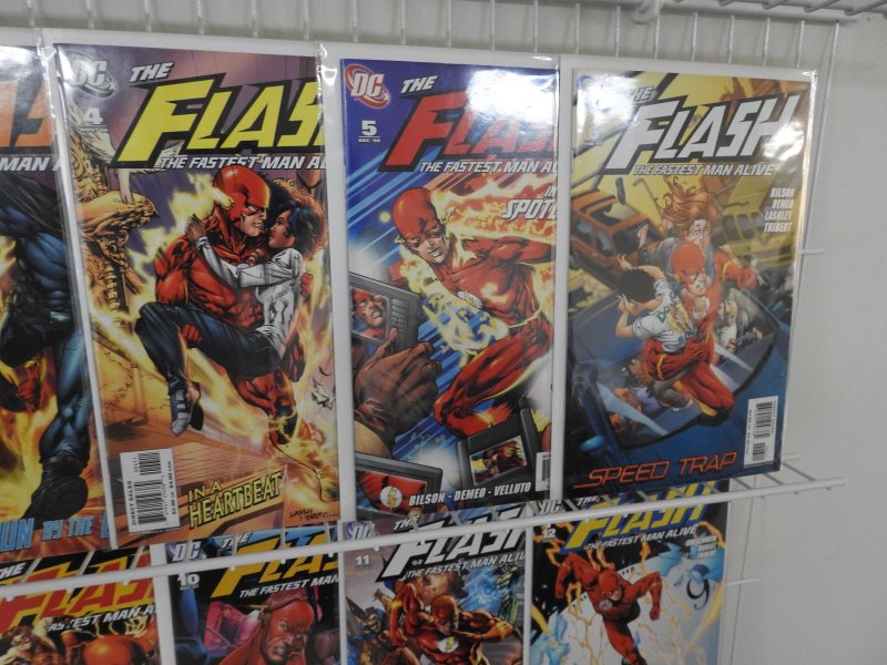 Flash: The Fastest Man Alive #1-13 Awesome Run! Avg NM- Condition!