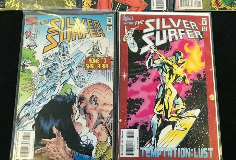 SILVER SURFER 5PC LOT (VF) +WARLOCK!! 1995
