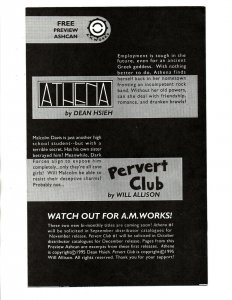 Pervert Club Preview Ashcan - A.M. Works - 1995 - NM 