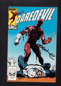 Daredevil #200 - SIGNED BY DENNY O'NEIL! (8.0) 1983