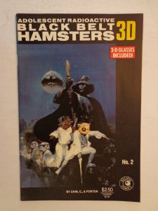 Adolescent Radioactive Black Belt Hamsters 3D #2 Eclipse Comic September 1986 NM