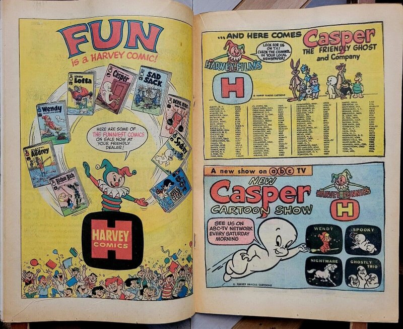 CASPER THE FRIENDLY GHOST #126 VG (Harvey Comics 1969) Silver Age 12-cent Cover