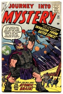 Journey into Mystery #52 comic book 1959- Jack Kirby - Steve Ditko- Atomic Brain