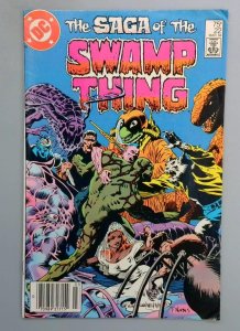 SAGA OF THE SWAMP THING #22 NEWSSTAND EDITION DC 1984 SN1