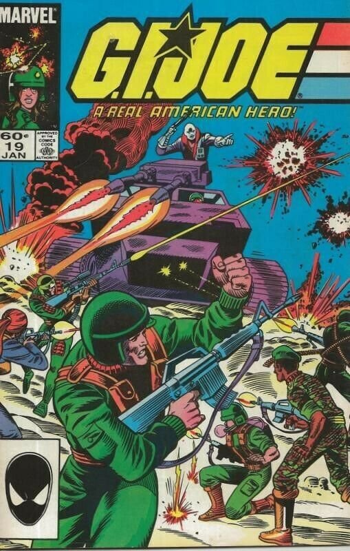GI Joe #19 ORIGINAL Vintage 1984 Marvel Comics Death of Kwinn + Dr Venom