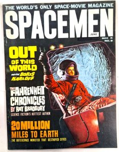 SPACEMEN 8  (1964) VG Ray Bradbury's Fahrenheit Chronicles, SF on film