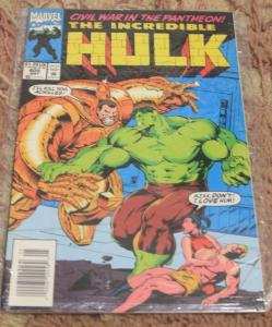 incredible hulk comic # 405  CIVIL WAR in the pantheon MARVEL AVENGERS