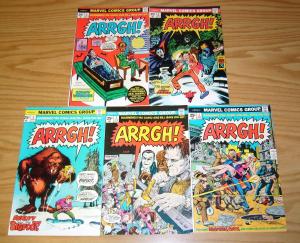 Arrgh! #1-5 VF/NM complete series - marvel pokes fun at dracula/horror/monsters