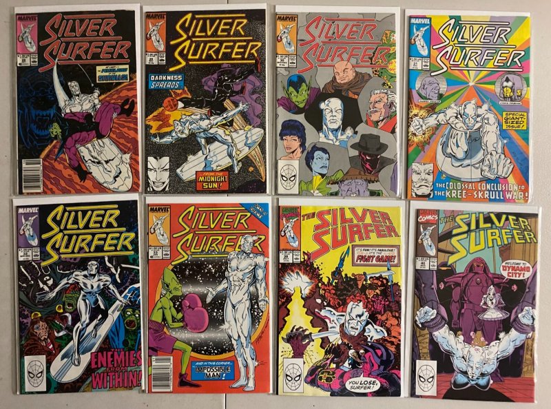 Silver Surfer lot #2-59 + 4 Annuals Marvel 2nd (avg 8.0) 48 diff (1987 to 1991)