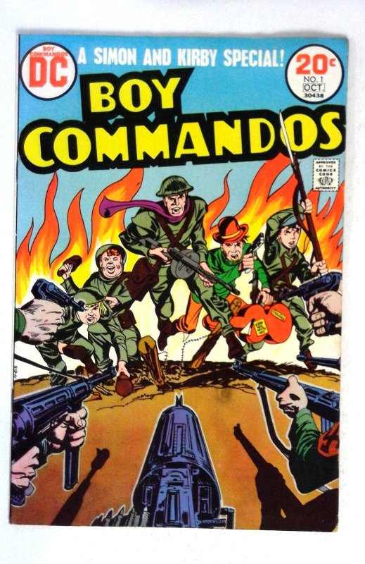 Boy Commandos #1 Simon Kirby Special 1973 DC FN