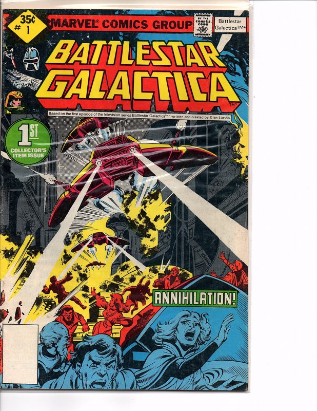 1979 Marvel Comics Battlestar Galactica #1 Whitman Edition VF+