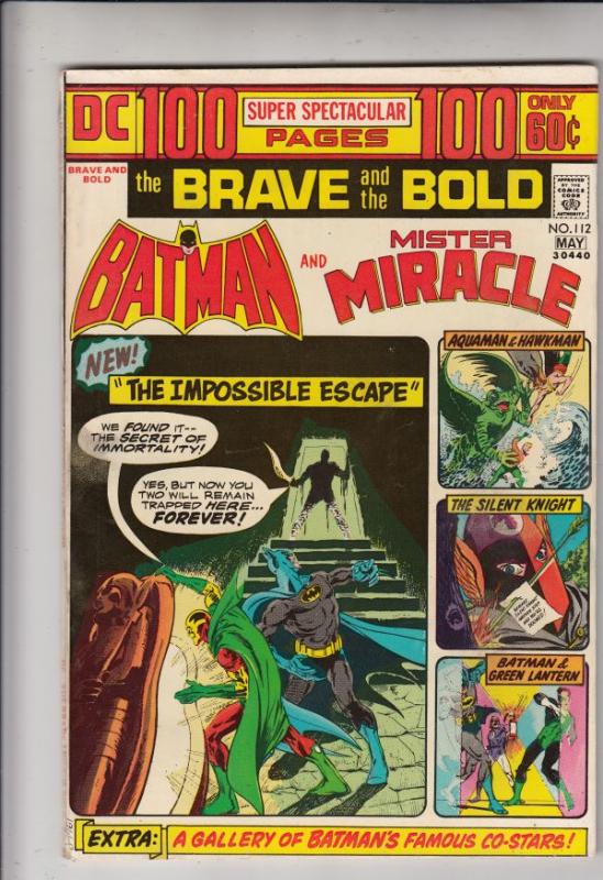 Brave and the Bold, The #112 (May-74) VF/NM High-Grade Batman