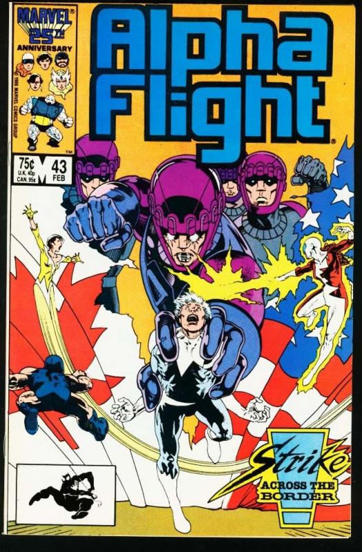 ALPHA FLIGHT #43-MARVEL COMICS-MUTANTS! NM