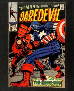 Daredevil #43 Vs. Captain America!