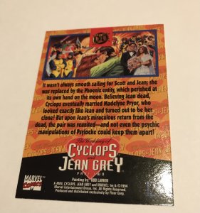 WEDDING OF JEAN GREY & CYCLOPS #125 card : Marvel ‘94 Fleer Ultra X-men, No/M