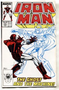 IRON MAN #219-1st THE GHOST-1987-MARVEL-comic book