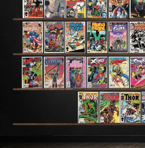 Huge Lot 140+ Comics with Alpha Flight, Thor, Fantastic Four & More!