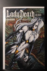 Lady Death: Apocalypse #2 Wraparound Cover - Pow Rodrix (2015)
