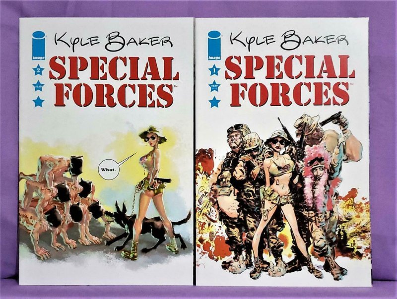 Kyle Baker SPECIAL FORCES #1 - 2 (Image, 2007)!