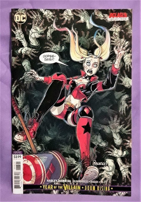 HARLEY QUINN #66 Mauricet DCEASED Variant Cover YOTV Doom Rising (DC 2019) 