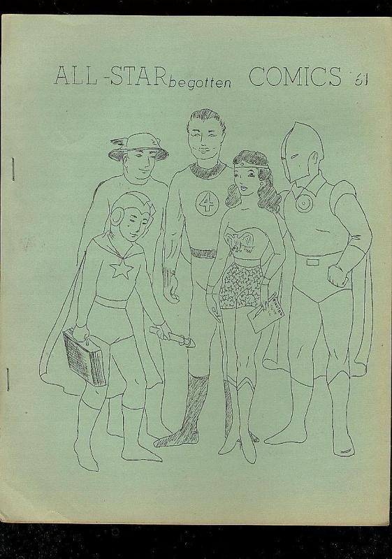 ALL-STAR BEGOTTEN FANZINE #61-FLASH-STARMAN-WONDER WOMA FN